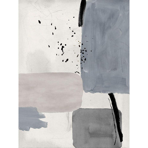 Concrete Decision I White Modern Wood Framed Art Print by Urban Road