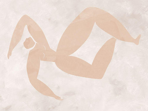 Amelie Cut-Out III White Modern Wood Framed Art Print with Double Matting by Urban Road