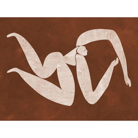 Caroline Cut-Out IV Gold Ornate Wood Framed Art Print with Double Matting by Urban Road