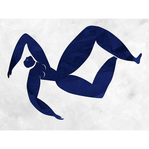 Gertrude Cut-Out III White Modern Wood Framed Art Print by Urban Road