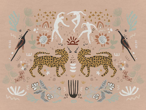 Sundance White Modern Wood Framed Art Print with Double Matting by Urban Road