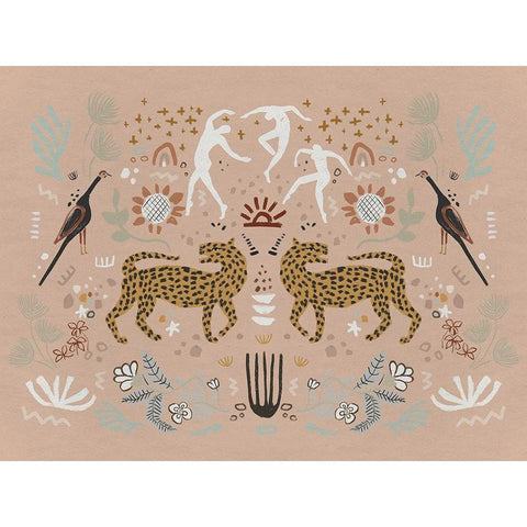 Sundance Black Modern Wood Framed Art Print with Double Matting by Urban Road