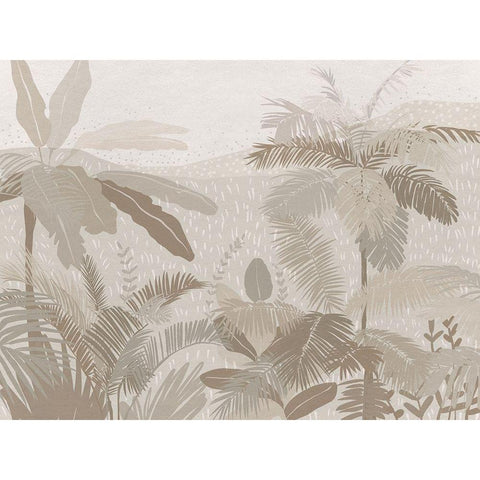 Neutral Tropics Gold Ornate Wood Framed Art Print with Double Matting by Urban Road