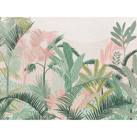 Tropical Mojito Black Modern Wood Framed Art Print with Double Matting by Urban Road