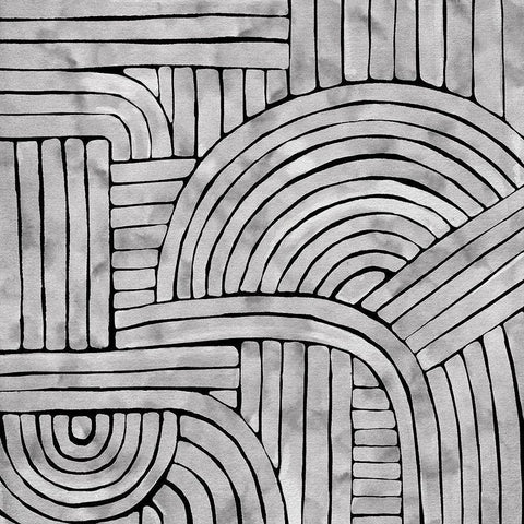 Roaming Gold Ornate Wood Framed Art Print with Double Matting by Urban Road