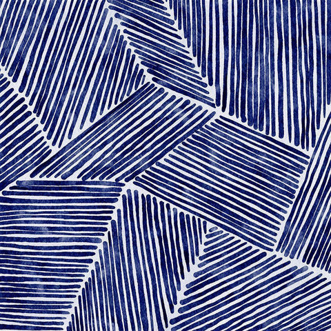 Infinite II White Modern Wood Framed Art Print with Double Matting by Urban Road