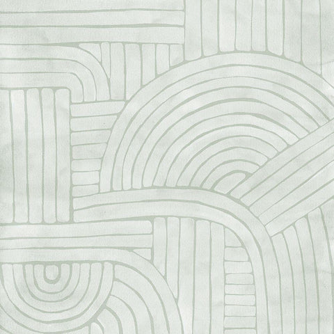 Roaming III Black Modern Wood Framed Art Print with Double Matting by Urban Road