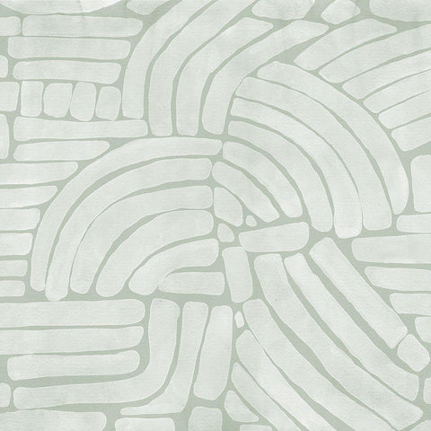 Arching Echoes III Black Modern Wood Framed Art Print with Double Matting by Urban Road