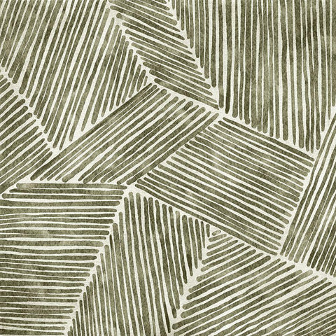 Infinite III White Modern Wood Framed Art Print with Double Matting by Urban Road