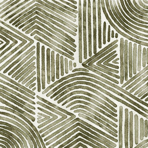 On Repeat III White Modern Wood Framed Art Print with Double Matting by Urban Road