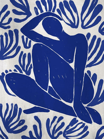 Wholeness II White Modern Wood Framed Art Print with Double Matting by Urban Road