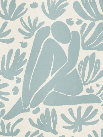 Haleness IV White Modern Wood Framed Art Print with Double Matting by Urban Road