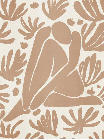 Wholeness V White Modern Wood Framed Art Print with Double Matting by Urban Road