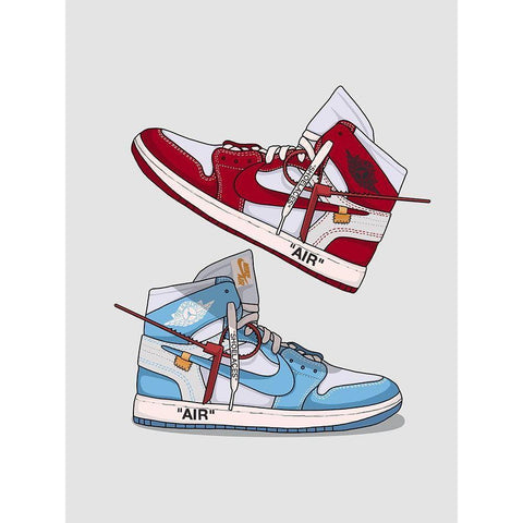 Fresh II Black Modern Wood Framed Art Print by Urban Road