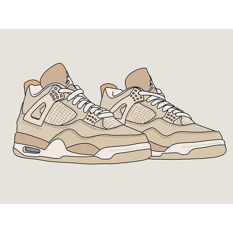 Everyday White Modern Wood Framed Art Print by Urban Road