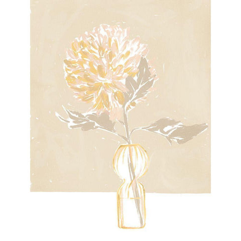 Bliss II White Modern Wood Framed Art Print by Urban Road