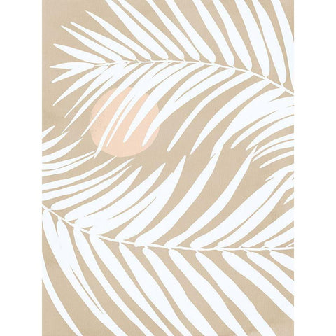 Under the Moonlight II Sand White Modern Wood Framed Art Print by Urban Road