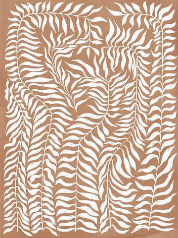 Vineyard Bronze Black Ornate Wood Framed Art Print with Double Matting by Urban Road