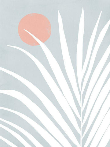 Canopy II White Modern Wood Framed Art Print with Double Matting by Urban Road