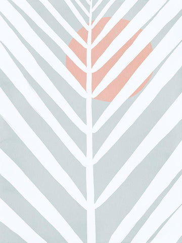 Canopy I White Modern Wood Framed Art Print with Double Matting by Urban Road