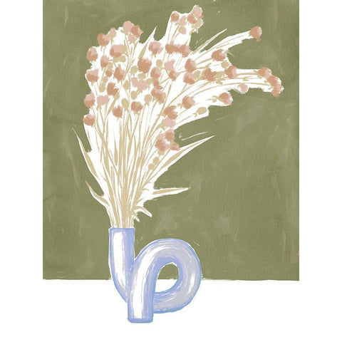 Villa Bloom II Black Modern Wood Framed Art Print by Urban Road