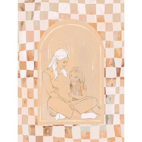 Hello-there Gold Ornate Wood Framed Art Print with Double Matting by Urban Road