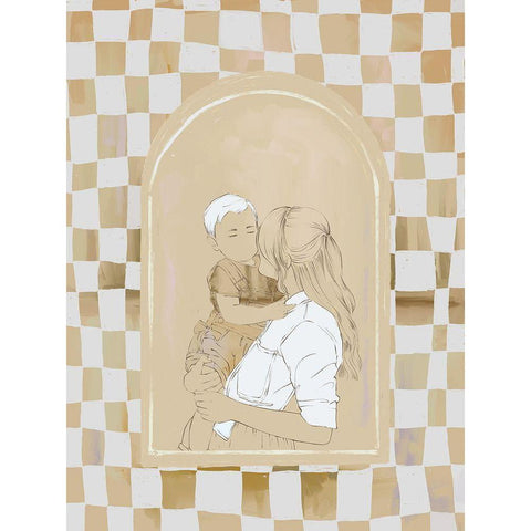 Catch Up White Modern Wood Framed Art Print by Urban Road