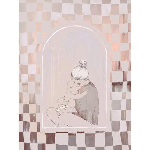 Newfound White Modern Wood Framed Art Print by Urban Road