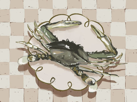 Late Lunch Neutral Black Ornate Wood Framed Art Print with Double Matting by Urban Road