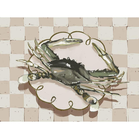 Late Lunch Neutral Gold Ornate Wood Framed Art Print with Double Matting by Urban Road