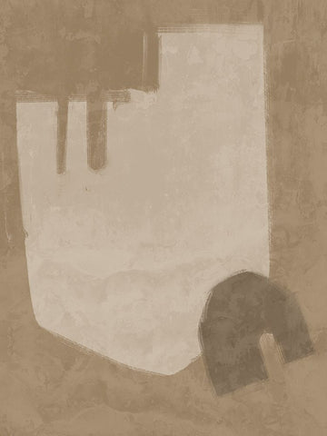 Blase Brown Black Ornate Wood Framed Art Print with Double Matting by Urban Road