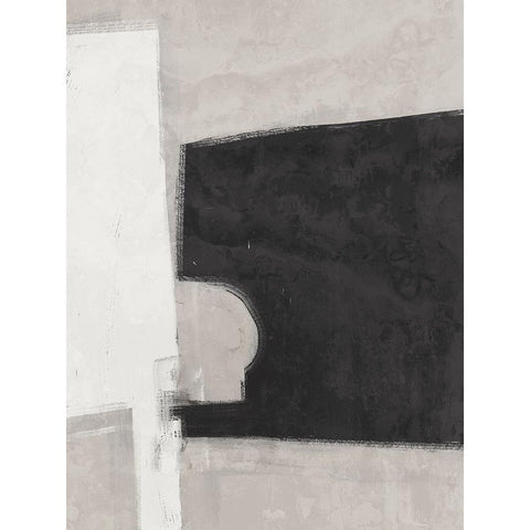 Always a Way Black White Modern Wood Framed Art Print by Urban Road