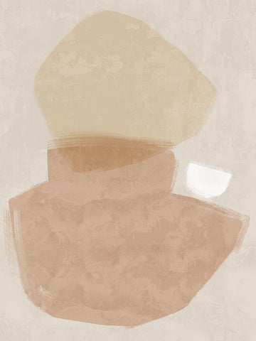 Balanced Blush Black Ornate Wood Framed Art Print with Double Matting by Urban Road