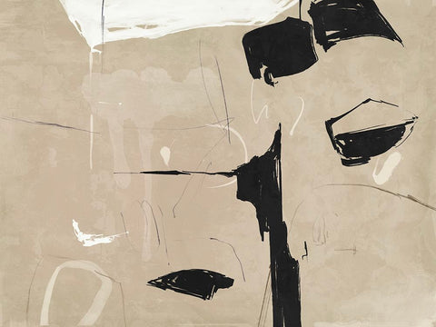 Back To The Drawing Board IIII White Modern Wood Framed Art Print with Double Matting by Urban Road