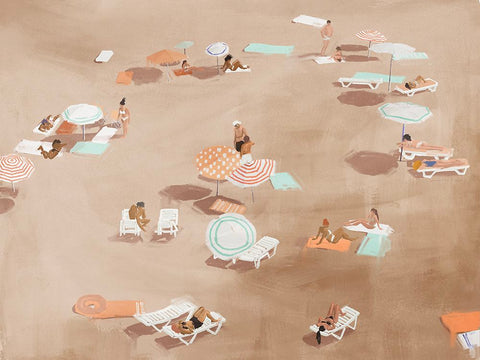 Under The Sun Cool Brown Black Ornate Wood Framed Art Print with Double Matting by Urban Road