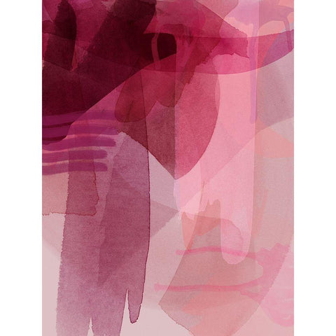 Merlot Gold Ornate Wood Framed Art Print with Double Matting by Urban Road