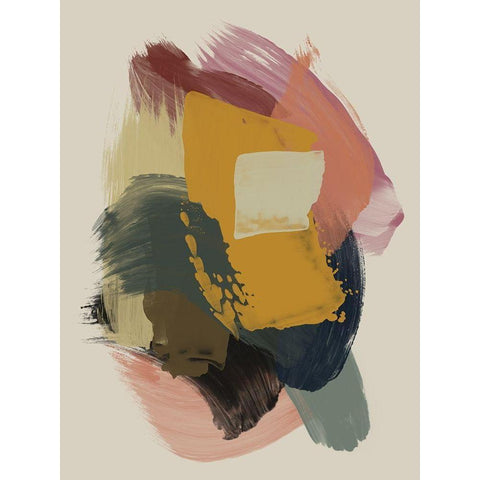 Desert Earth Black Modern Wood Framed Art Print by Urban Road