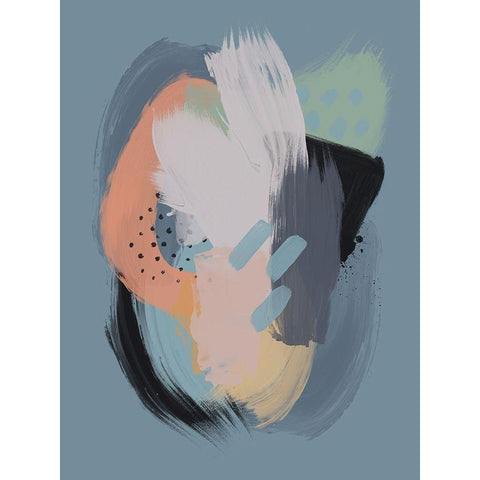 Celestial Sky Black Modern Wood Framed Art Print by Urban Road
