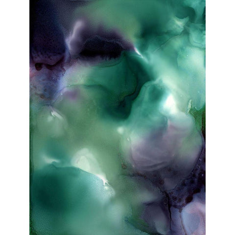 Malachite White Modern Wood Framed Art Print by Urban Road