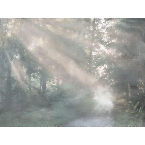 Ambience Black Modern Wood Framed Art Print by Urban Road