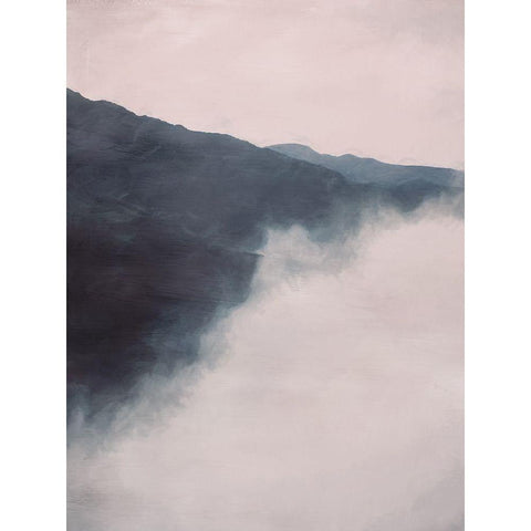 Mystic Black Modern Wood Framed Art Print by Urban Road