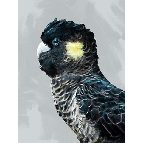 Stoic Black Modern Wood Framed Art Print by Urban Road