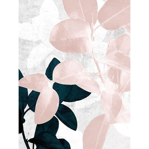 Demure I Black Modern Wood Framed Art Print by Urban Road