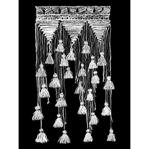 Free Spirit Mono Black Modern Wood Framed Art Print by Urban Road