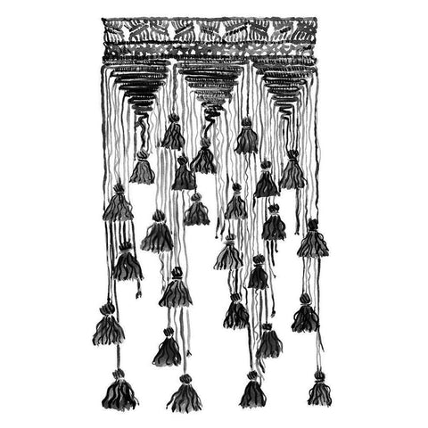 Free Spirit Charcoal Black Modern Wood Framed Art Print by Urban Road