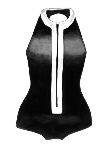 Bette Black Ornate Wood Framed Art Print with Double Matting by Urban Road