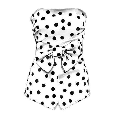 Mae Black Modern Wood Framed Art Print by Urban Road