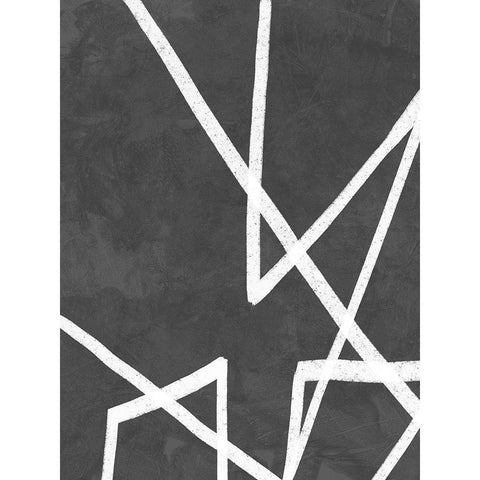 Detach Black Modern Wood Framed Art Print by Urban Road
