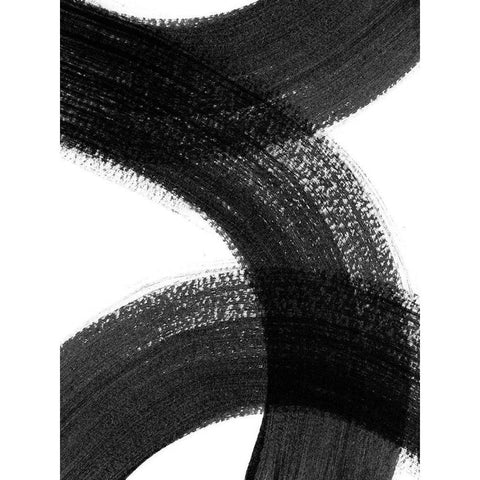 Formation I Black Modern Wood Framed Art Print with Double Matting by Urban Road