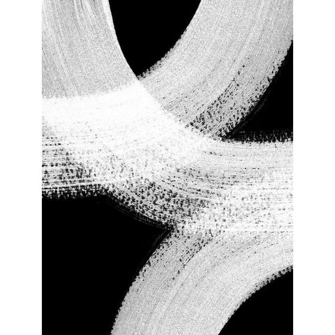 Provocation II Black Modern Wood Framed Art Print with Double Matting by Urban Road